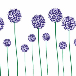 Textile Printing Set Allium
