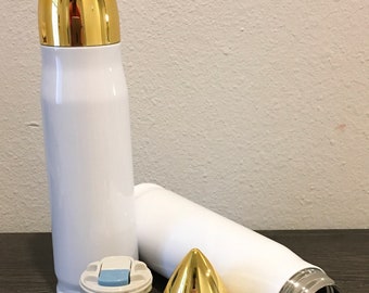 Termo de sublimación de bala (solo en blanco)