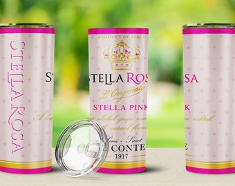 Vasos de sublimación inspirados en Stella Rosa