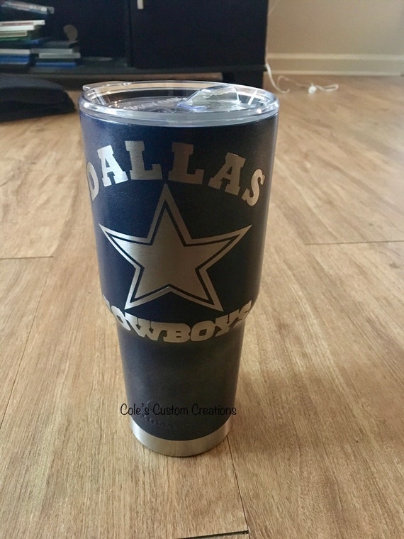 dallas cowboys tumbler with straw