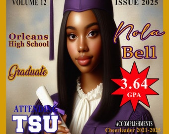 Portada de la revista de graduación (impresa)