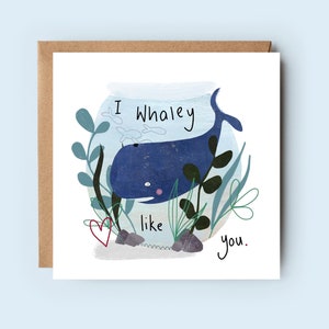 Ik hou heel lang van je | Worsthondkaart | Jubileumkaart | Valentijnskaart | Liefdeskaart | Yay-kaart | Voor hem | Voor haar | Gefeliciteerd