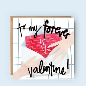 Valentijnskaart voor altijd | Jubileumkaart | Valentijnskaart | Liefdeskaart | Yay-kaart | Voor hem | Voor haar | Gefeliciteerd
