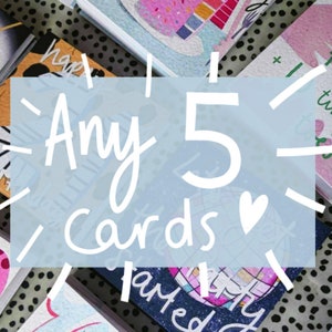 5 kaarten | Koop 4, 5e gratis | Verjaardagskaarten, jubileum, bedankkaarten, verlovingskaarten, kerstkaarten, christelijk, doop