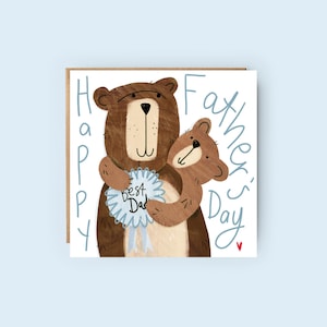 Papa ours | Fête des pères | Anniversaire de papa | Papa | Papa ours | Pour lui | pour elle | Enfants