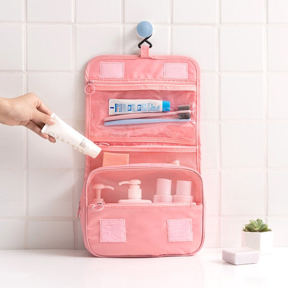 Hanging Portable Travel Makeup Cosmetic Bags Organizer Etsy