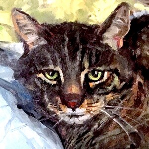 Custom Cat Portrait Painting Hand Painted image 4