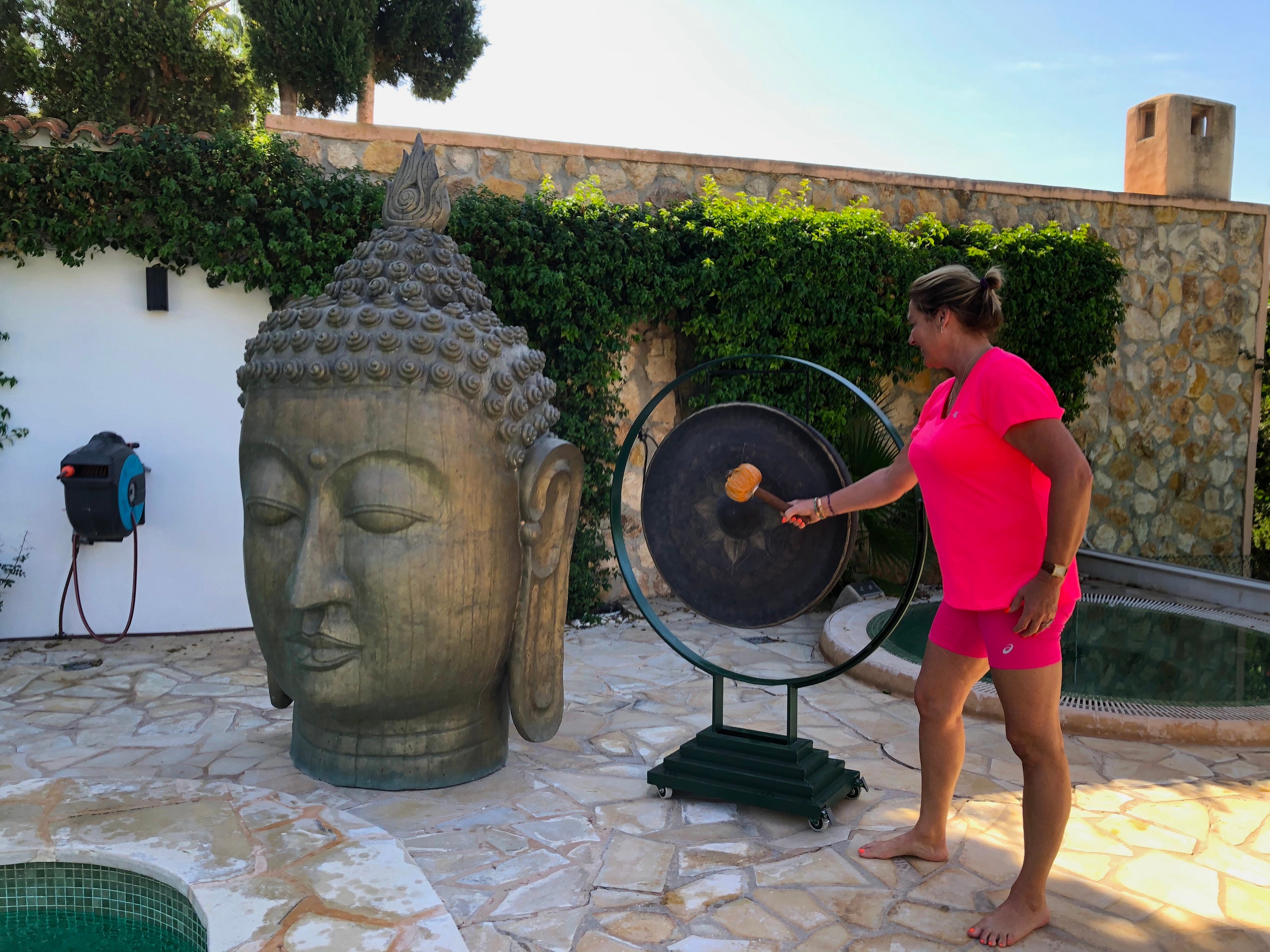 Burmesenepali Gong 7 Metals With Special Mallet Stick Free Shipping Etsy