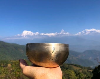 Sunya Bowl (Insomnia Bowl) from the Himalayas, for the Third Eye / Perfect size for traveling ~ New Creation ~ Free shipping!