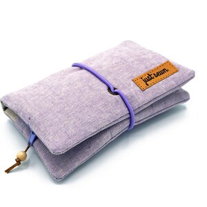 Tabaktasche/Dreherbeutel "Essex Leinen" Flieder | vegan