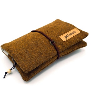Tabaktasche/Dreherbeutel "Essex Leinen" Zimt | vegan