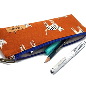 Pencil case "Tiger" grate | Orange