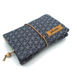 Tobacco pouch/rolling bag "Asanoha" | Blue Tobacco pouch Japanese