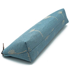 Pencil case/pen case Dandelions light blue Metal zipper image 6