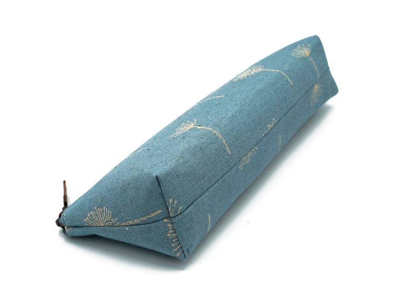 Pencil case/pen case Dandelions light blue Metal zipper image 6