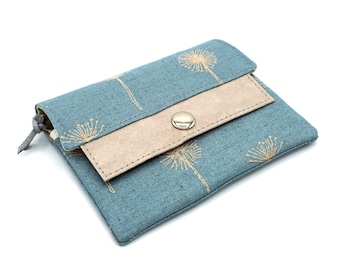 Small wallet "Dandelion" soft blue | vegan