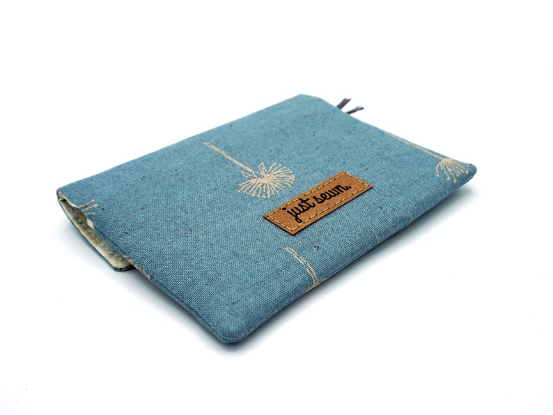 Small wallet Dandelion soft blue vegan image 6