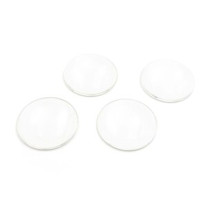 0.67 EUR/piece Cabochon glass clear 40 mm 4 pieces