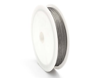 0,09 EUR/metr Drut jubilerski powlekany stalą nierdzewną 0,35 mm 50 m