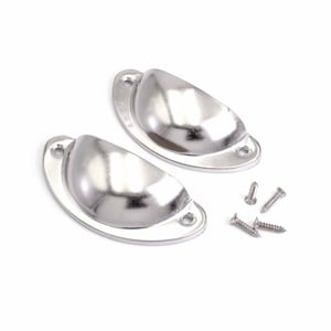 Drawer handles shell handles in silver color 2 pieces (1,49 EUR/pc.)