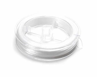 0,10 EUR/mètre Fil élastique 0,6 mm 1 bobine de 100 m