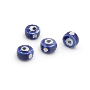 0.77 EUR/piece handmade porcelain beads Nazar Boncugu 4 pieces