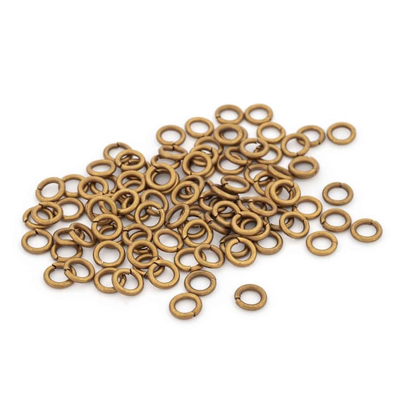 Produktbild von Messingringe 6mm – Ca. 100 Stück, Für Dichtungen, Handwerk, Modellbau & Reparaturen