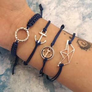 Jewellery Making Set Maritime Bracelets DIY Vintageparts