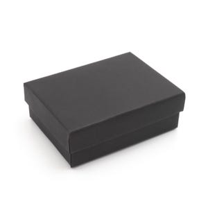 Geschenkbox in Schwarz  9 x 7 cm von Vintageparts DIY, Schmuckverpackung