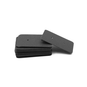 0,13 EUR/pieza Tarjetas DIY Vintageparts para exhibir pendientes en negro 20 piezas