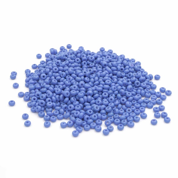Sachet De Perles Rocaille Bleues N°88 – 20g – Pour Création DIY