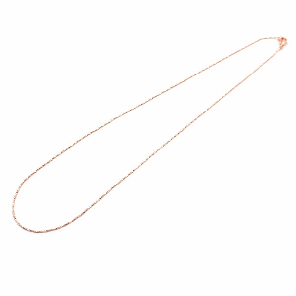 5.97 EUR/piece Delicate finished Coreana chain made of brass rose gold plated 45 cm 1 piece