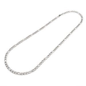 finished 316 stainless steel curb chain 6 x 1.5 mm, 60 cm long from Vintageparts for DIY jewelry, necklaces and link chains