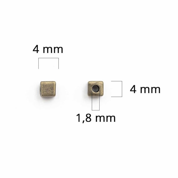  Antique Bronze Spacer Beads for Jewelry Making Small Brass  Metal Beads & Bead Assortments for Bracelet Necklace Earring Making Brass Bead  Spacers for Jewelry Making Brass Shapes for Crafts 500pcs