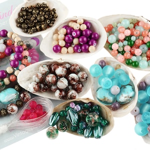 Set ELFI for DIY beaded bracelet in boho style for beginners