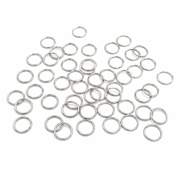 0,05 EUR/pcs. Bending rings made of 304 stainless steel 10 mm Outer diameter 50 pieces