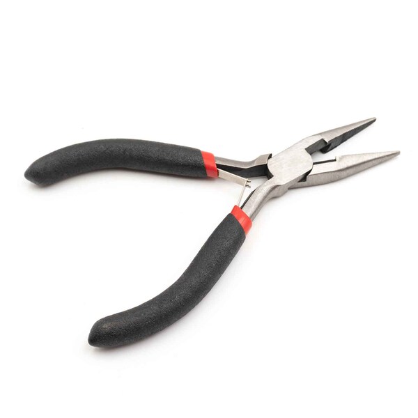 Flat-nose pliers combination pliers with side cutters