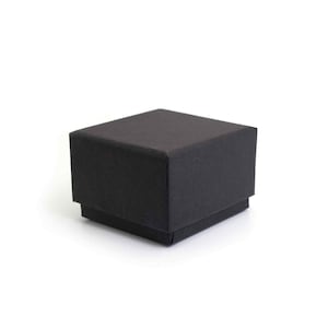 2,39 EUR/Stk. Schmuckbox in schwarz 5x5x3 cm 1 Stück