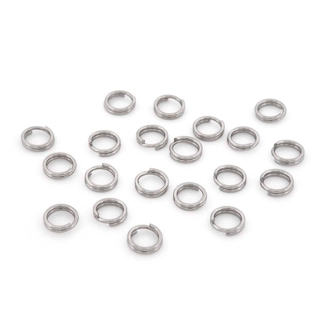 Split Rings Made of 304 Stainless Steel 6 Mm 20 Pieces From ...