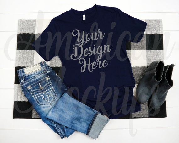 Download Navy 3001 Short Sleeve Deep Crew Neck T-Shirt - Iphone ...