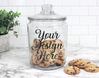 Download Fall Farmhouse Glass Jar Mockup Canister Mockup Kitchen Mockup Free Photoshop Psd Mockups Template PSD Mockup Templates