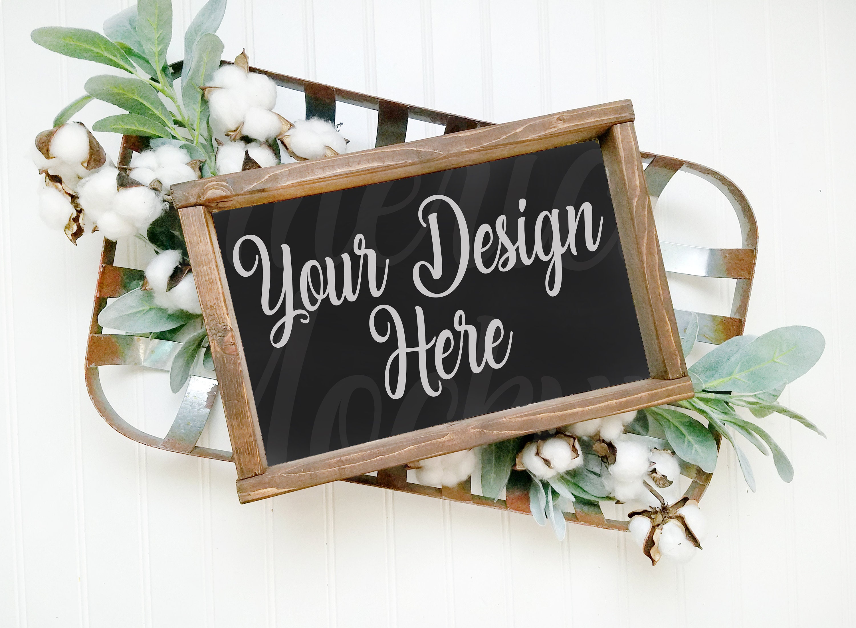 Download Farmhouse chalkboard Wood sign Mockup | Etsy