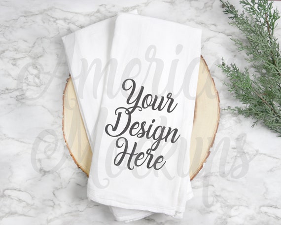 Christmas Farmhouse Tea Rag Mockup Kitchen Towel Tea Towels Etsy