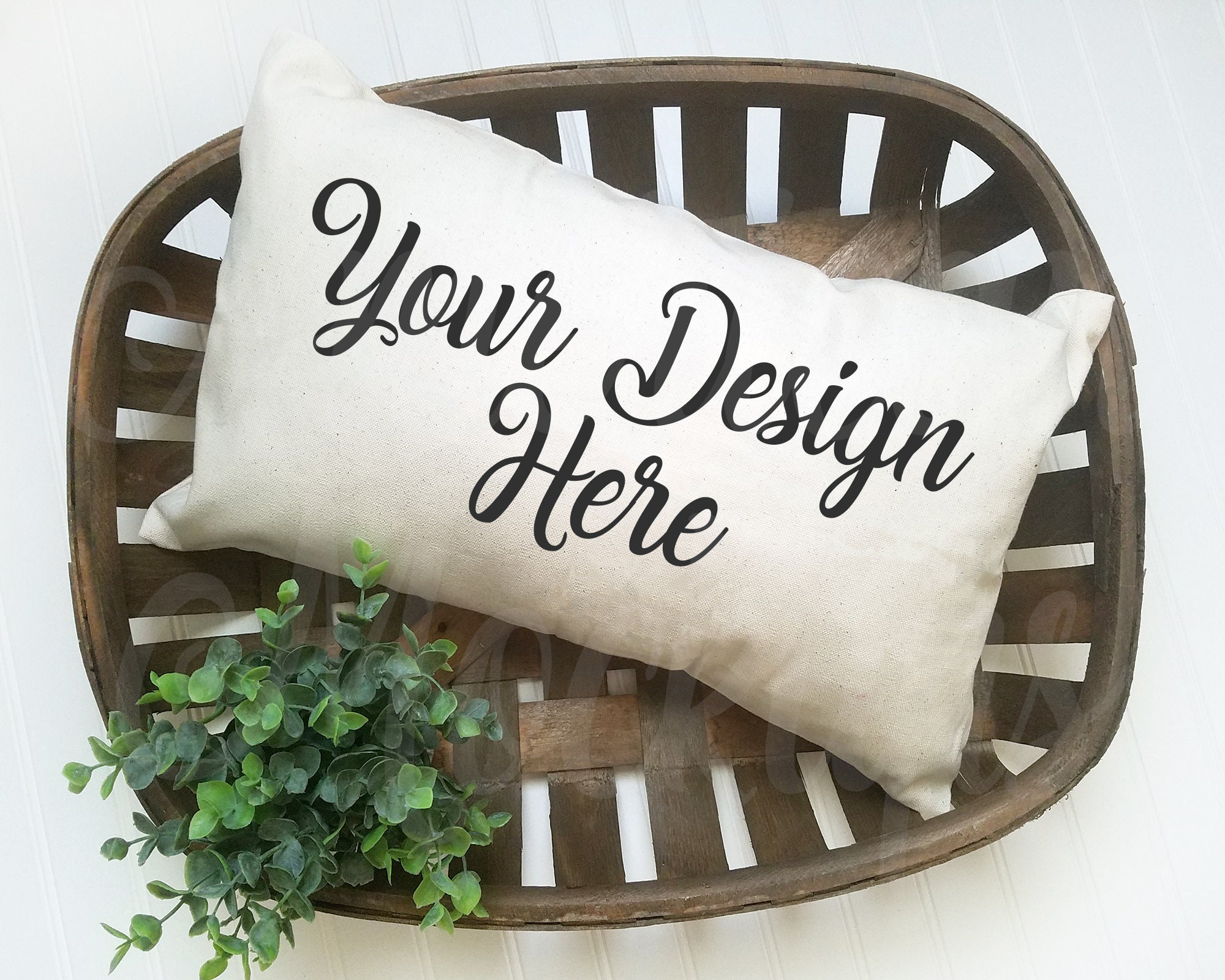 Download Farmhouse Canvas Long pillow Mockup | Etsy