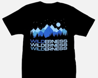 Wilderness Organic Cotton Unisex Tee/Night