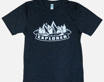 Authentic Explorer Unisex Organic Cotton/RPET Tee - Heather Coal