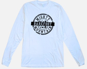 Barefoot Mighty Mountain Organic Cotton Unisex Long Sleeve Tee