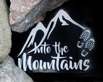 Into the Mountains Decal