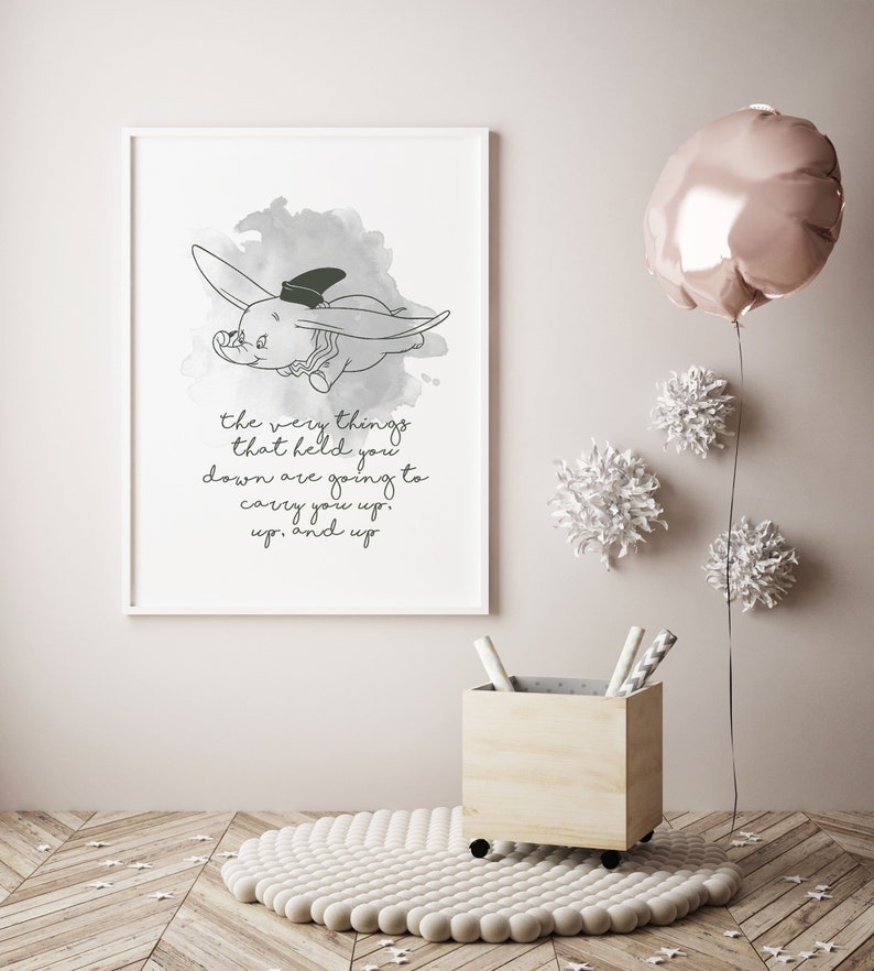 dumbo nursery wall art