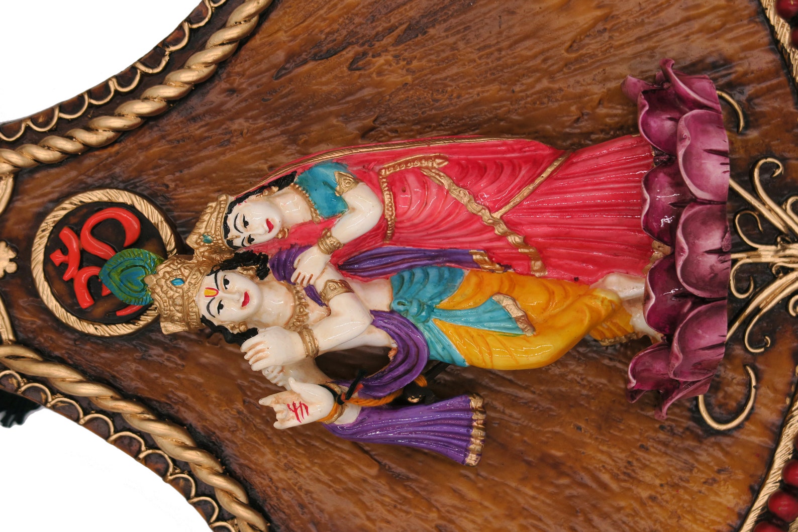 Radhe Krishna Wall Hanging Handmade in Polyresin 18 Inches Etsy